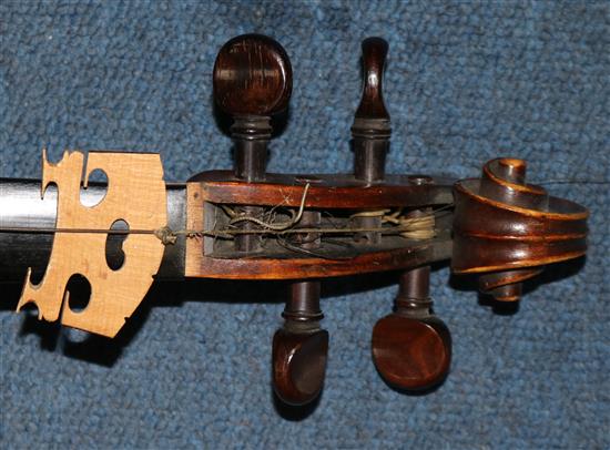 A mute violin, 24in.